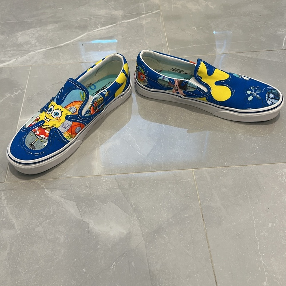Vans x SpongeBob SquarePants Slip-ons RARE - Picture 5 of 8